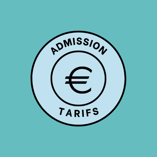 admission tarifs